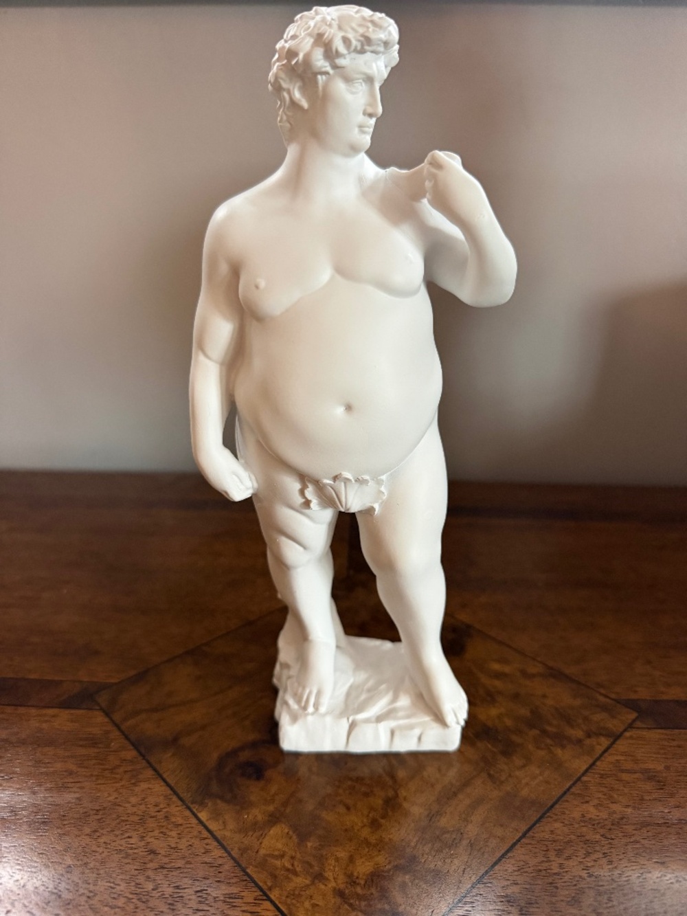 Fat David Statue Resin Sculpture